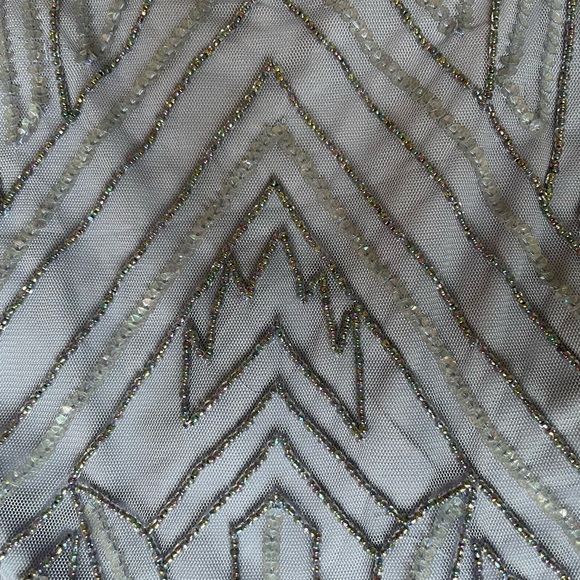 ASOS Lavender/Periwinkle Beaded Prom Style Drees - Picture 5 of 16